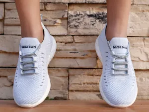 Bacca Bucci FISHJET Chaussures de marche pour femmes | Chaussures femme bleu ciel pour salle de sport, entraînement & course