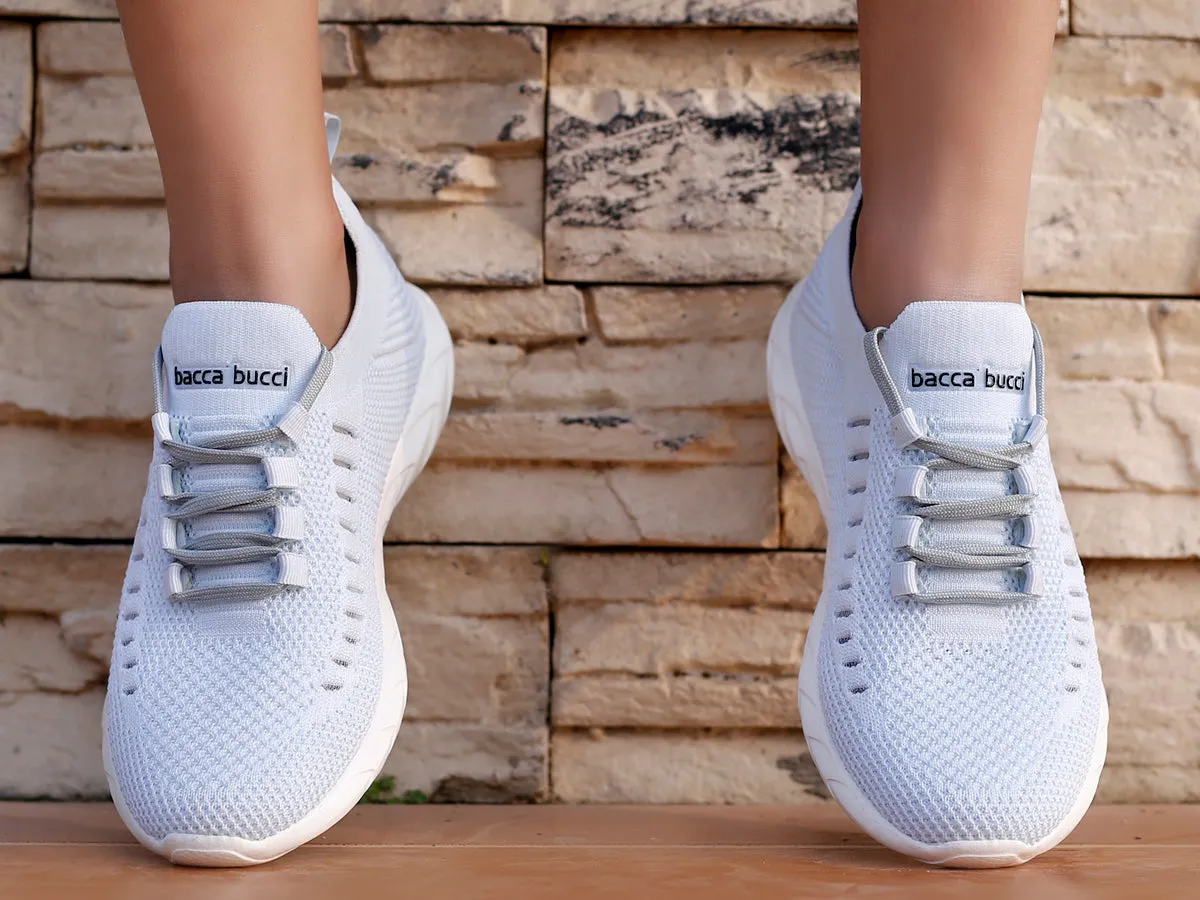 Bacca Bucci FISHJET Chaussures de marche pour femmes | Chaussures femme bleu ciel pour salle de sport, entraînement & course
