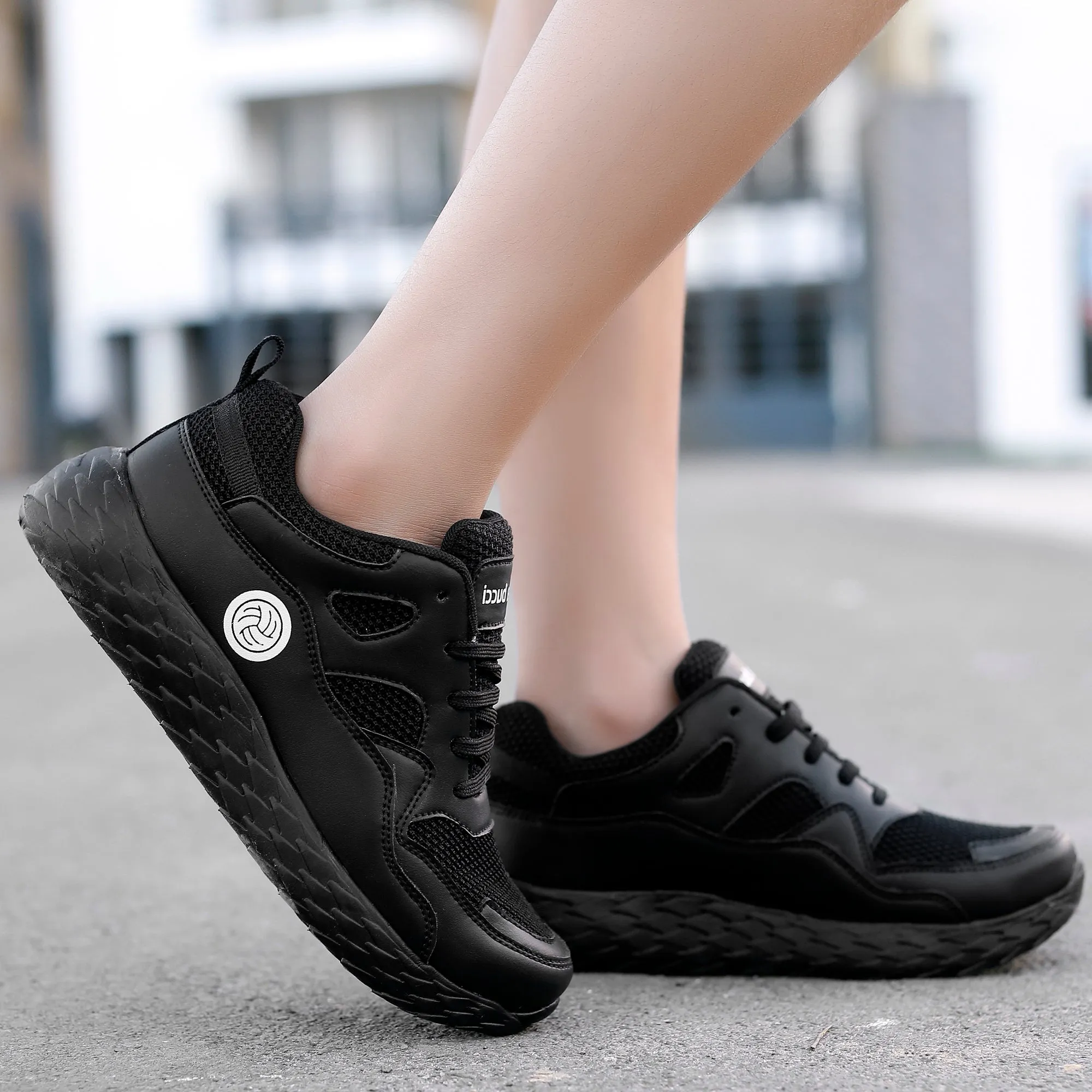 Bacca Bucci Chaussures de Sport Épaisses Femme pour Utilisation Quotidienne/Salle de Sport/Entraînement/Marche Décontractée