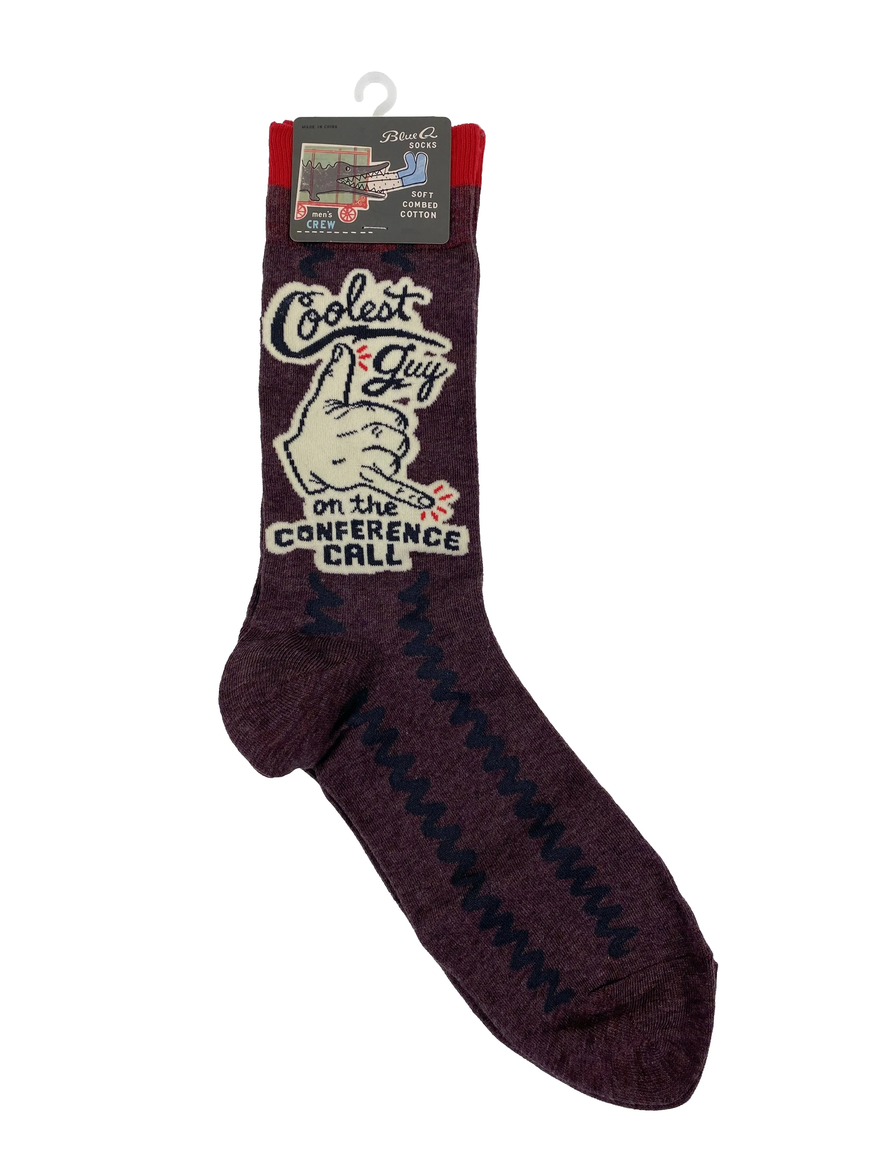 Chaussettes Blue Q pour Homme - Le Plus Cool de la Conférence Téléphonique