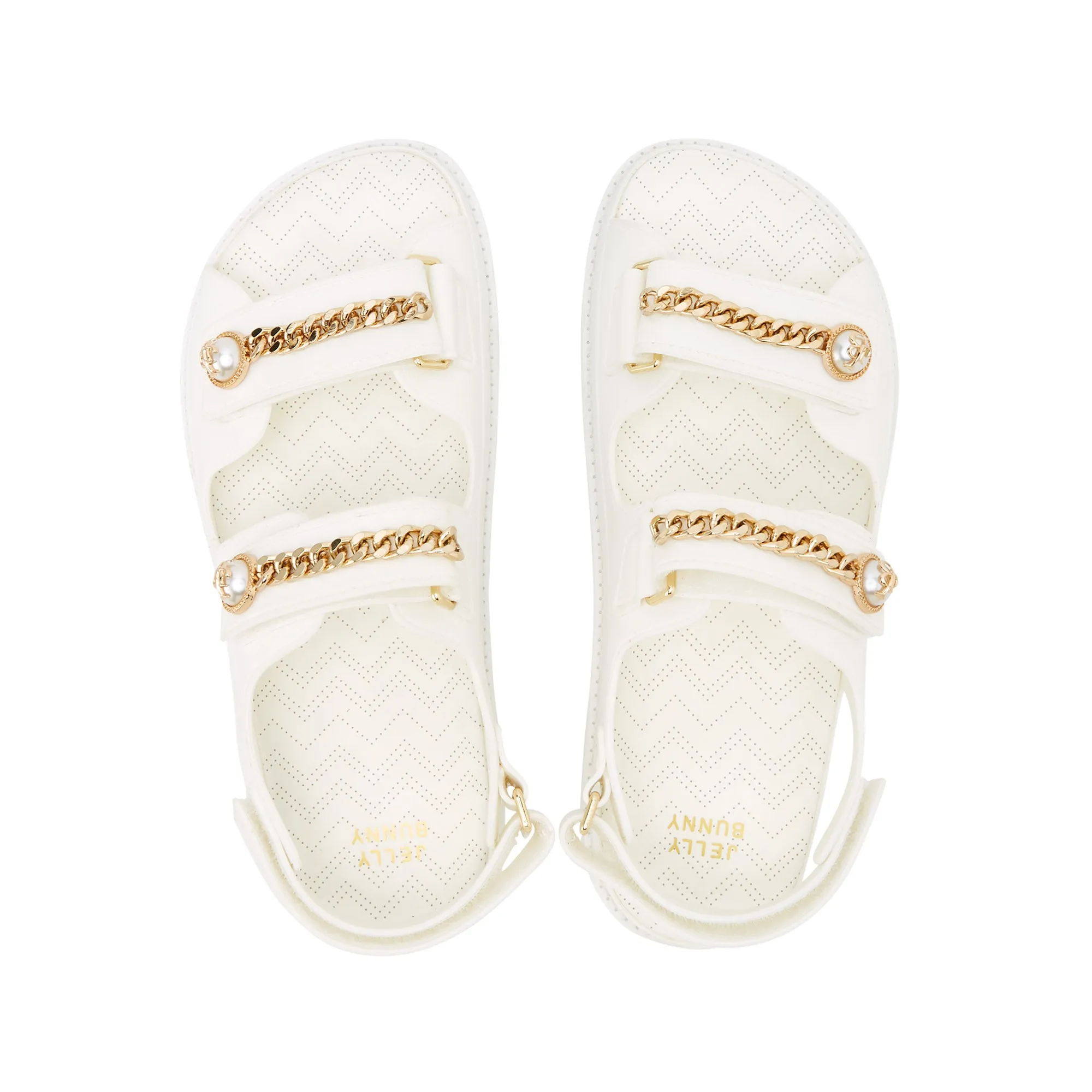 Médaille Cato Clog Blanc Cassé