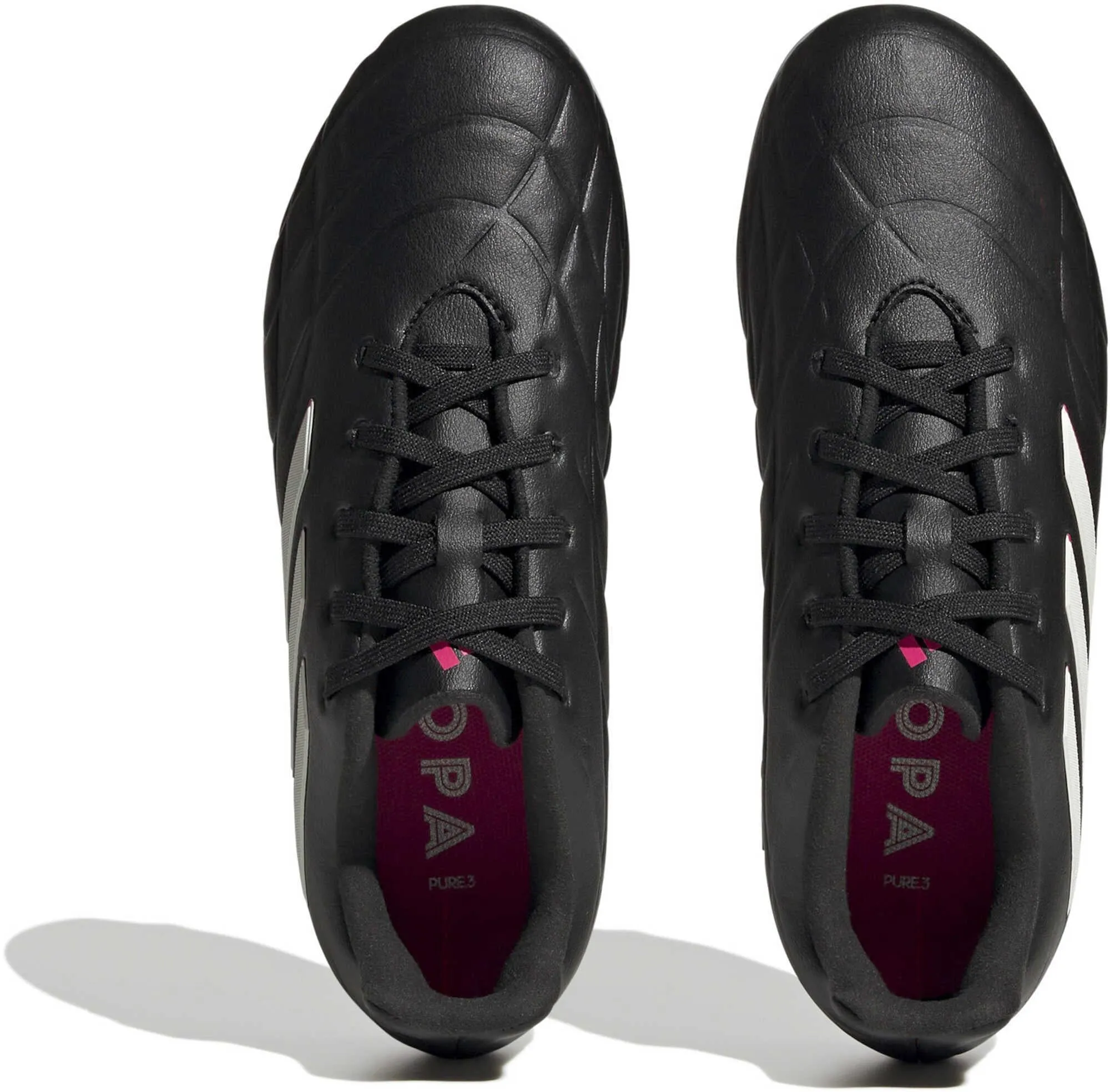 Copa Pure.3 Chaussures de Football Junior pour Terrain Sec