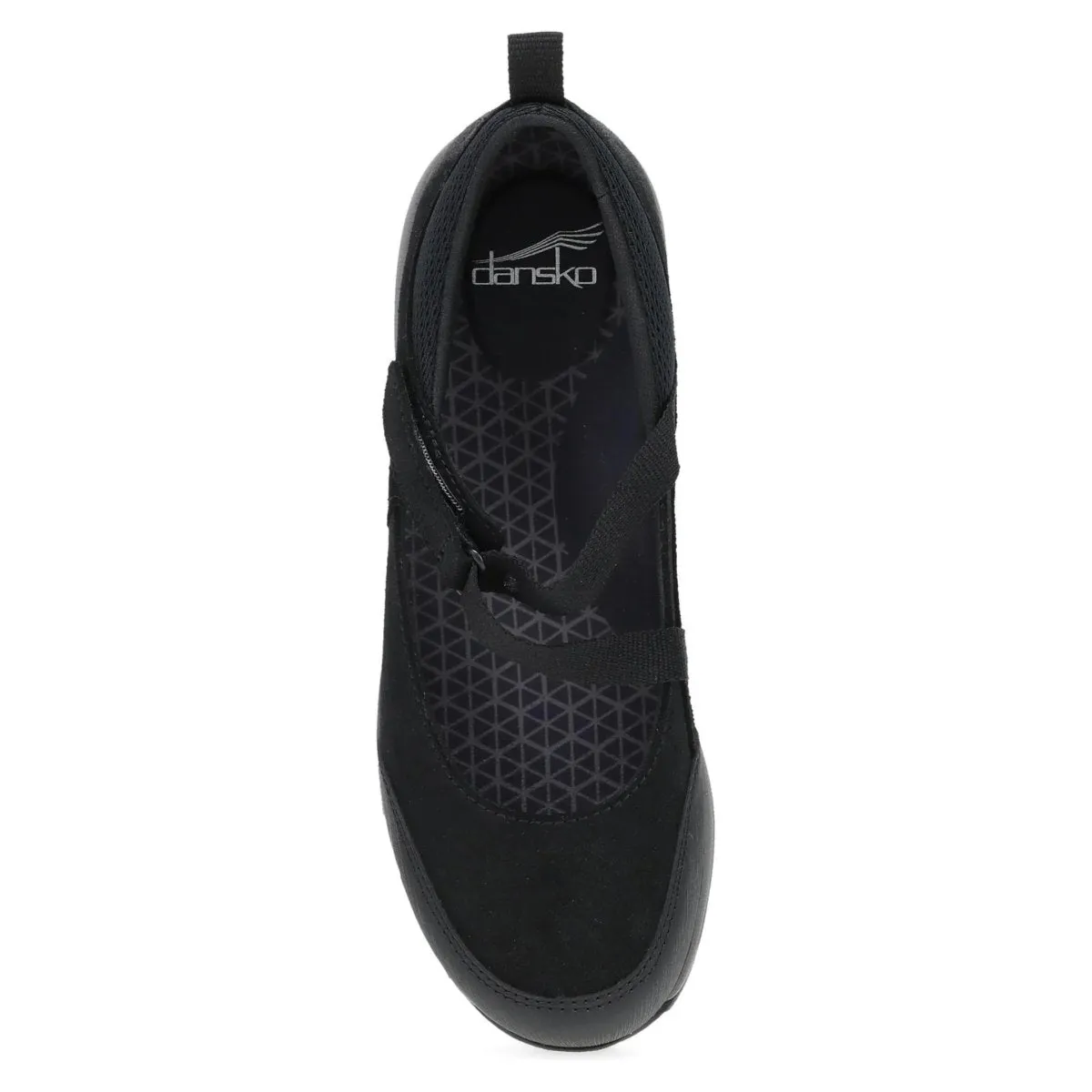 Dansko Primrose pour Femme en Suède Noir Brunie - Chaussures Mary Jane Dansko