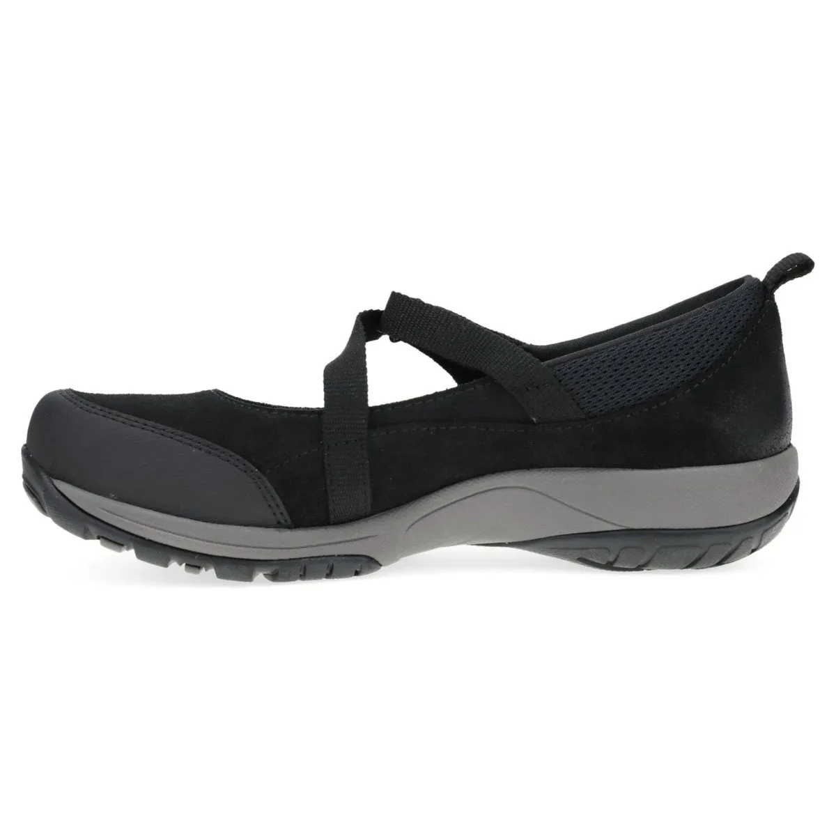 Dansko Primrose pour Femme en Suède Noir Brunie - Chaussures Mary Jane Dansko