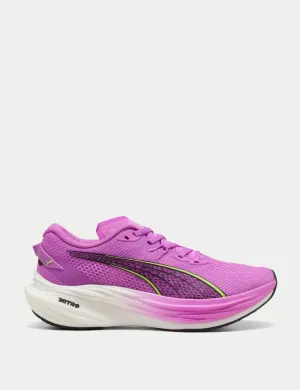 Chaussures de course Deviate NITRO 3 - Magenta pur/Alerte jaune/Blanc