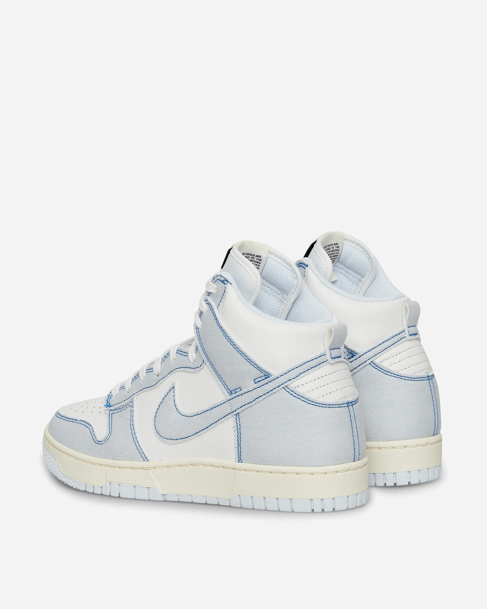 Baskets Dunk Hi 1985 en Jean Bleu