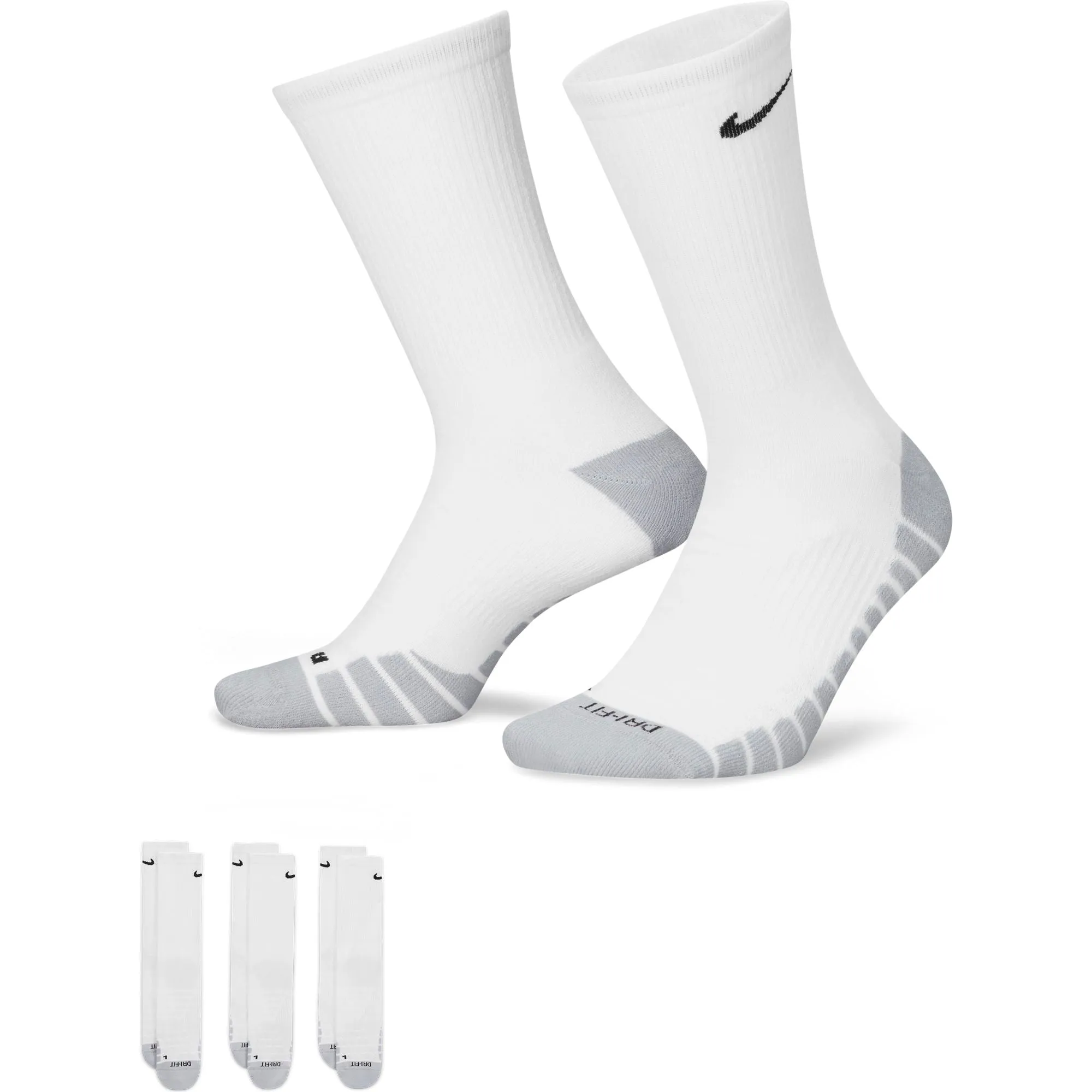 Chaussettes d'entraînement Max rembourrées quotidiennes (3 paires)