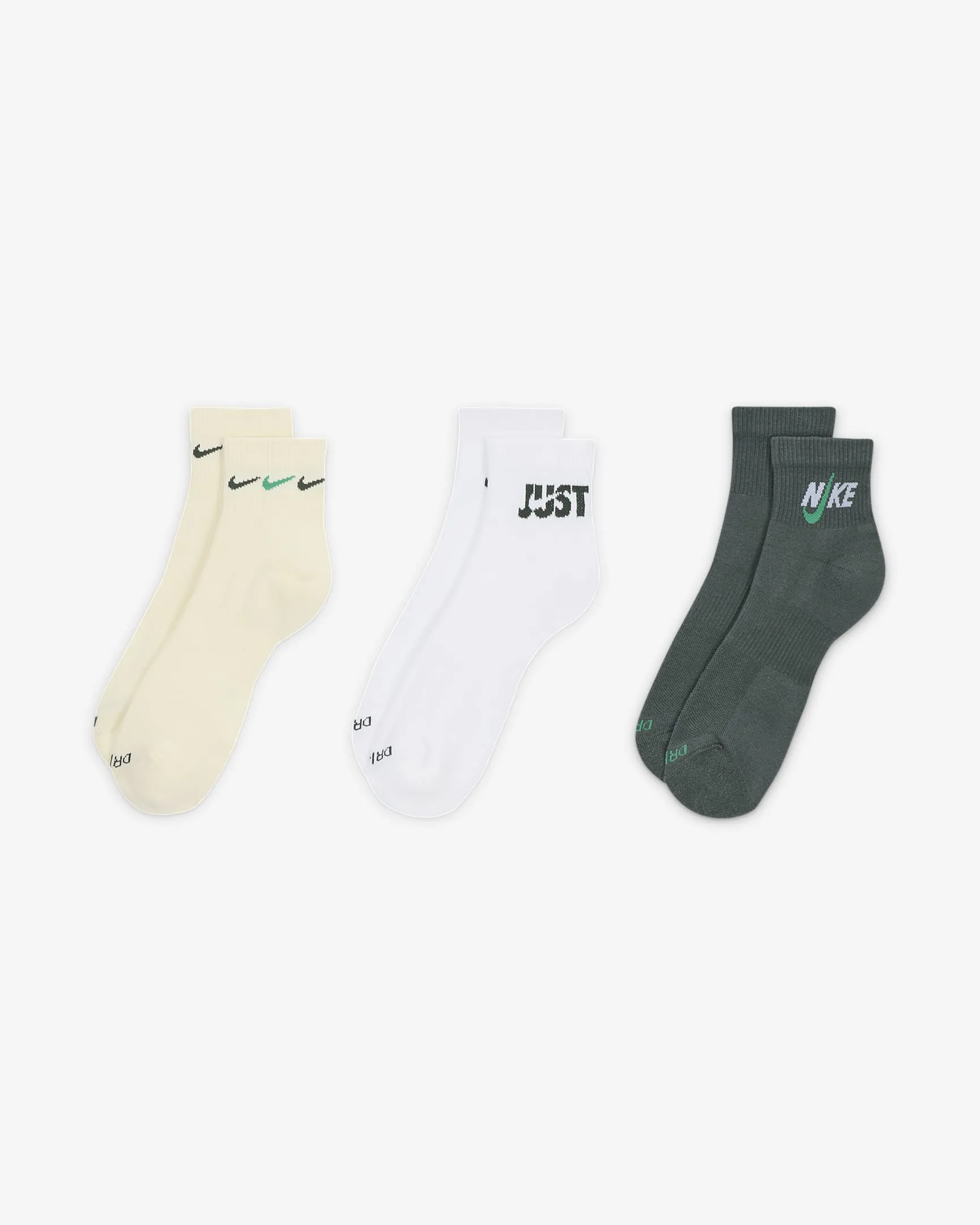 Chaussettes de sport rembourrées Everyday Plus (3 paires)