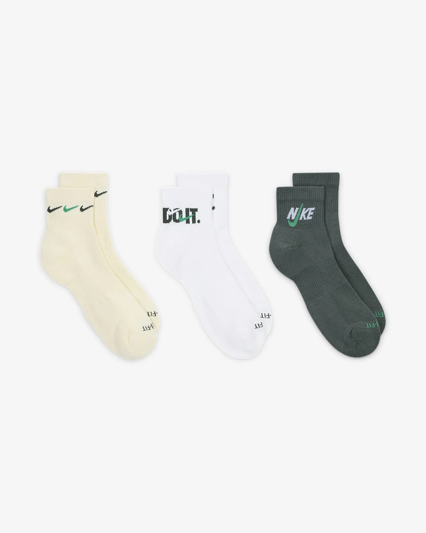 Chaussettes de sport rembourrées Everyday Plus (3 paires)