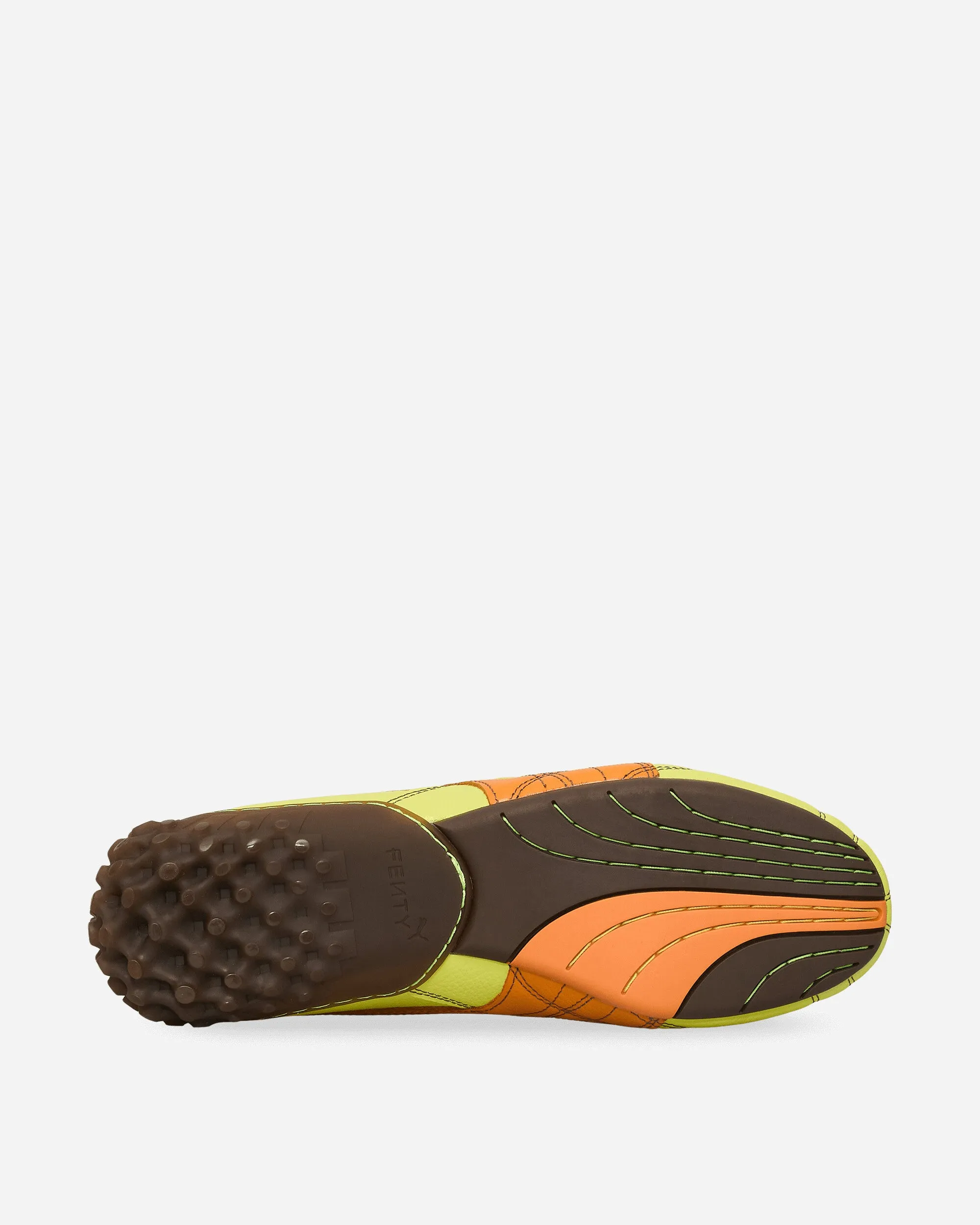FENTY Avanti LS Chaussures de sport à coutures Vert Lime / Tarte à la citrouille