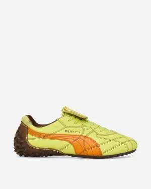 FENTY Avanti LS Chaussures de sport à coutures Vert Lime / Tarte à la citrouille