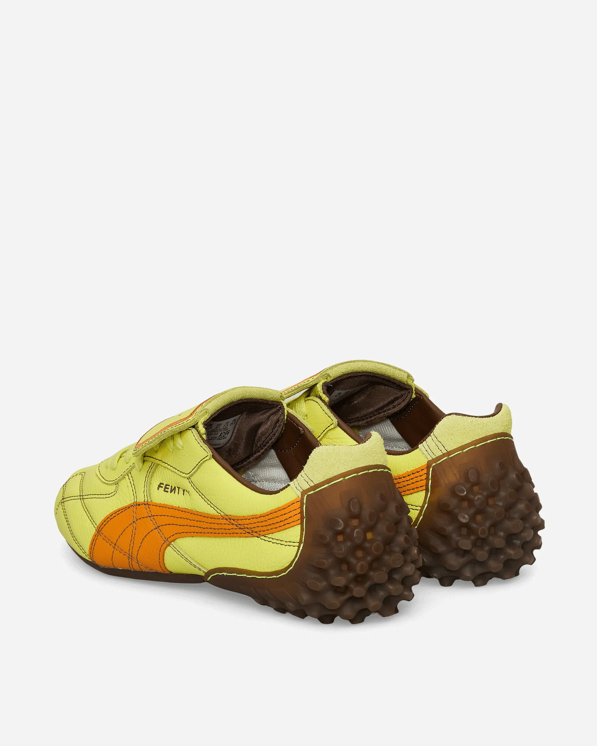 FENTY Avanti LS Chaussures de sport à coutures Vert Lime / Tarte à la citrouille