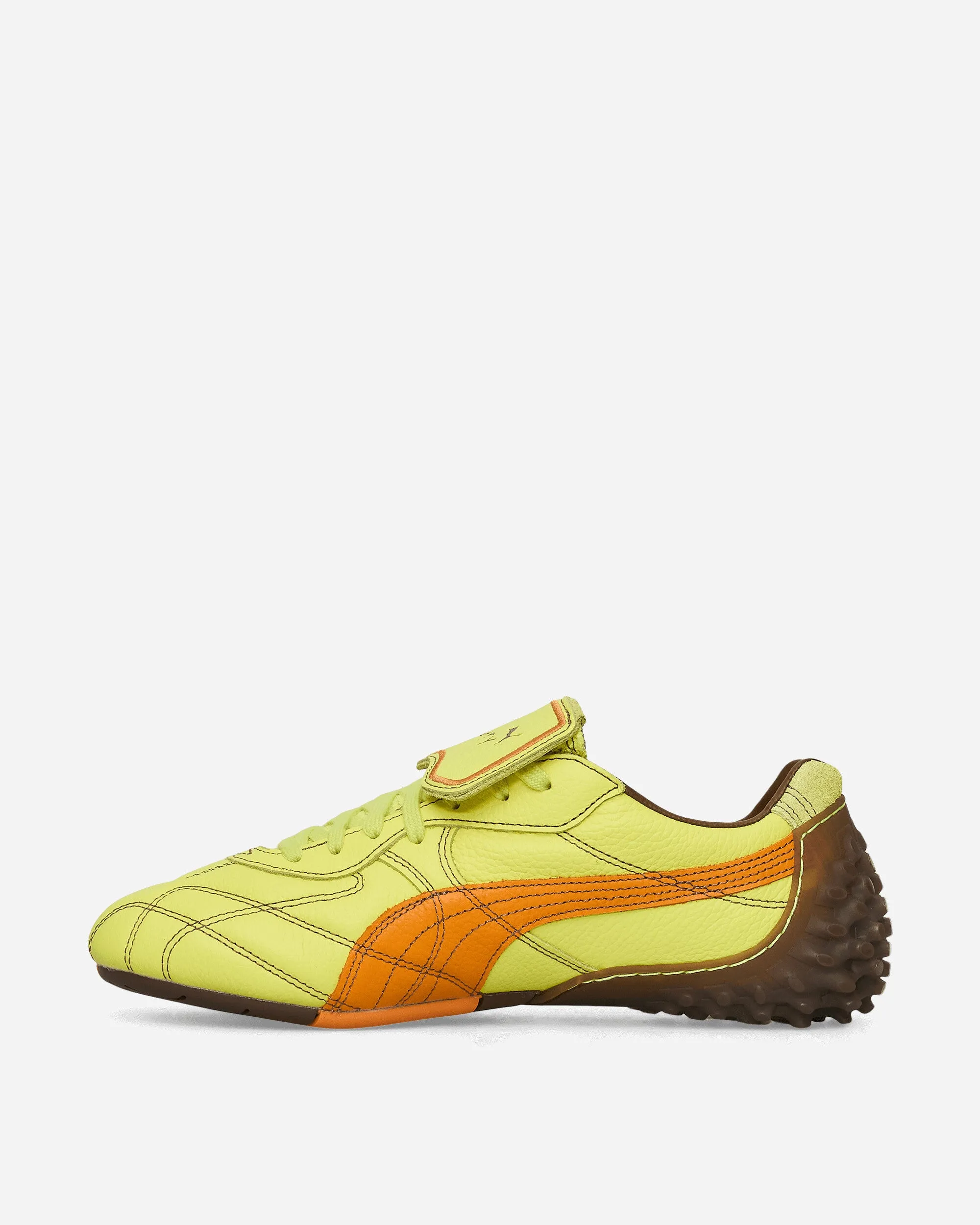 FENTY Avanti LS Chaussures de sport à coutures Vert Lime / Tarte à la citrouille