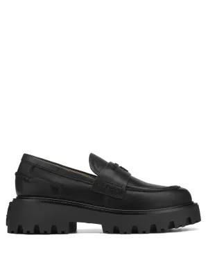 Cuir noir imparfait