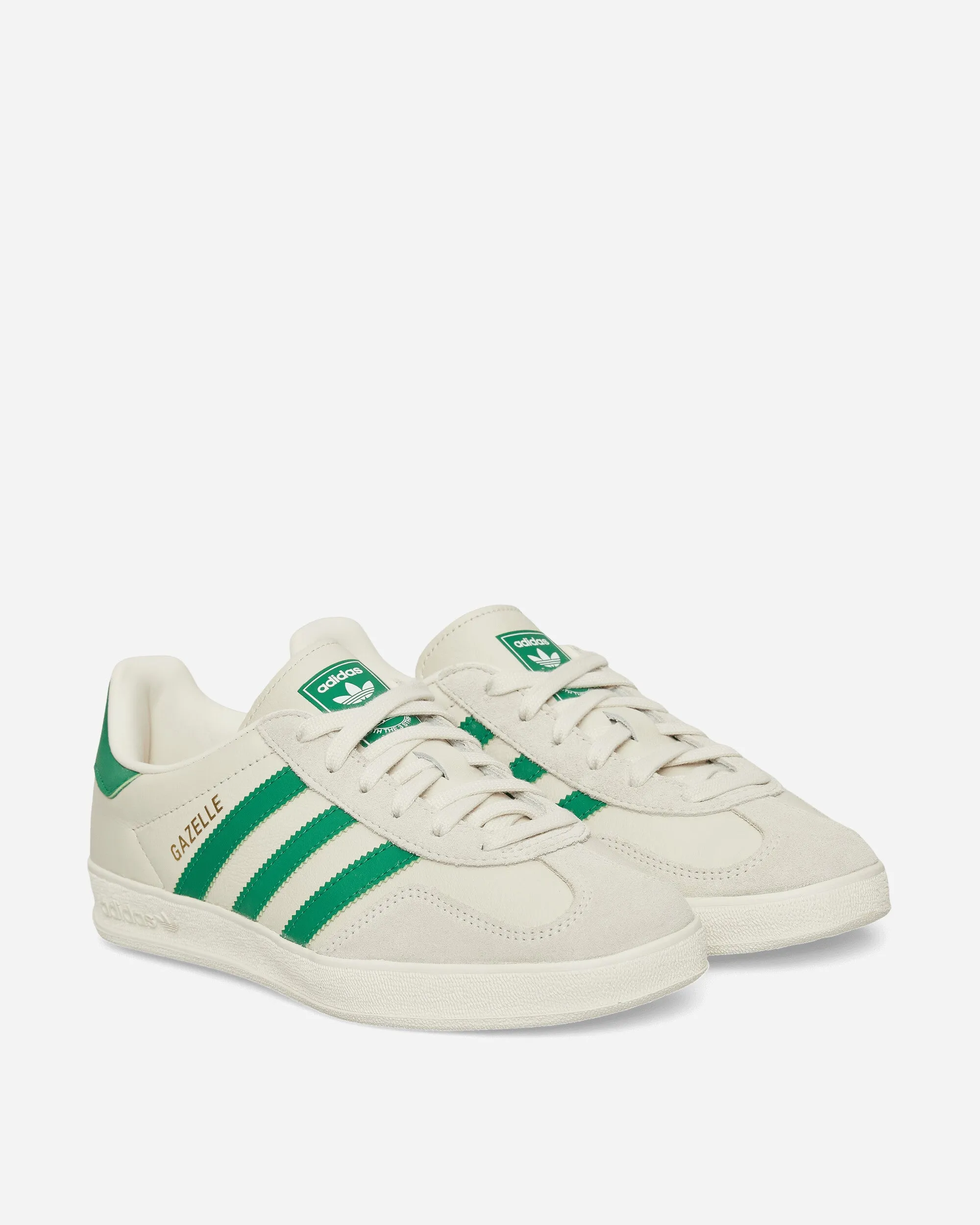 Baskets Gazelle Indoor Blanc Craie / Vert