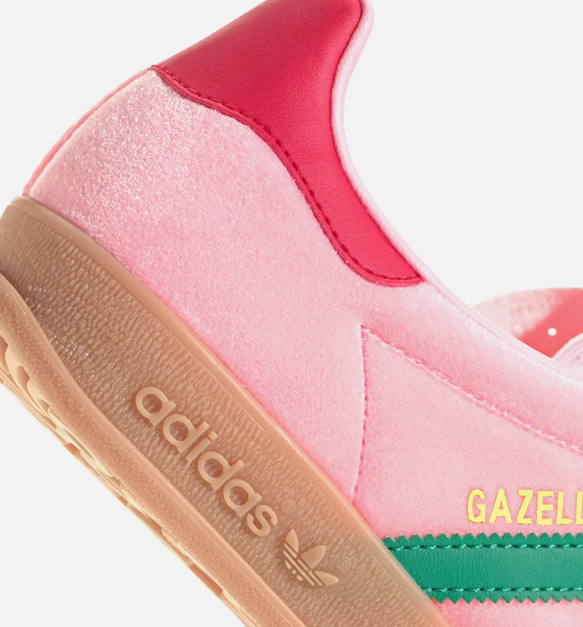 Chaussure de style de vie pour femme Gazelle Indoor - Vert Court/Rose Glow/Gomme