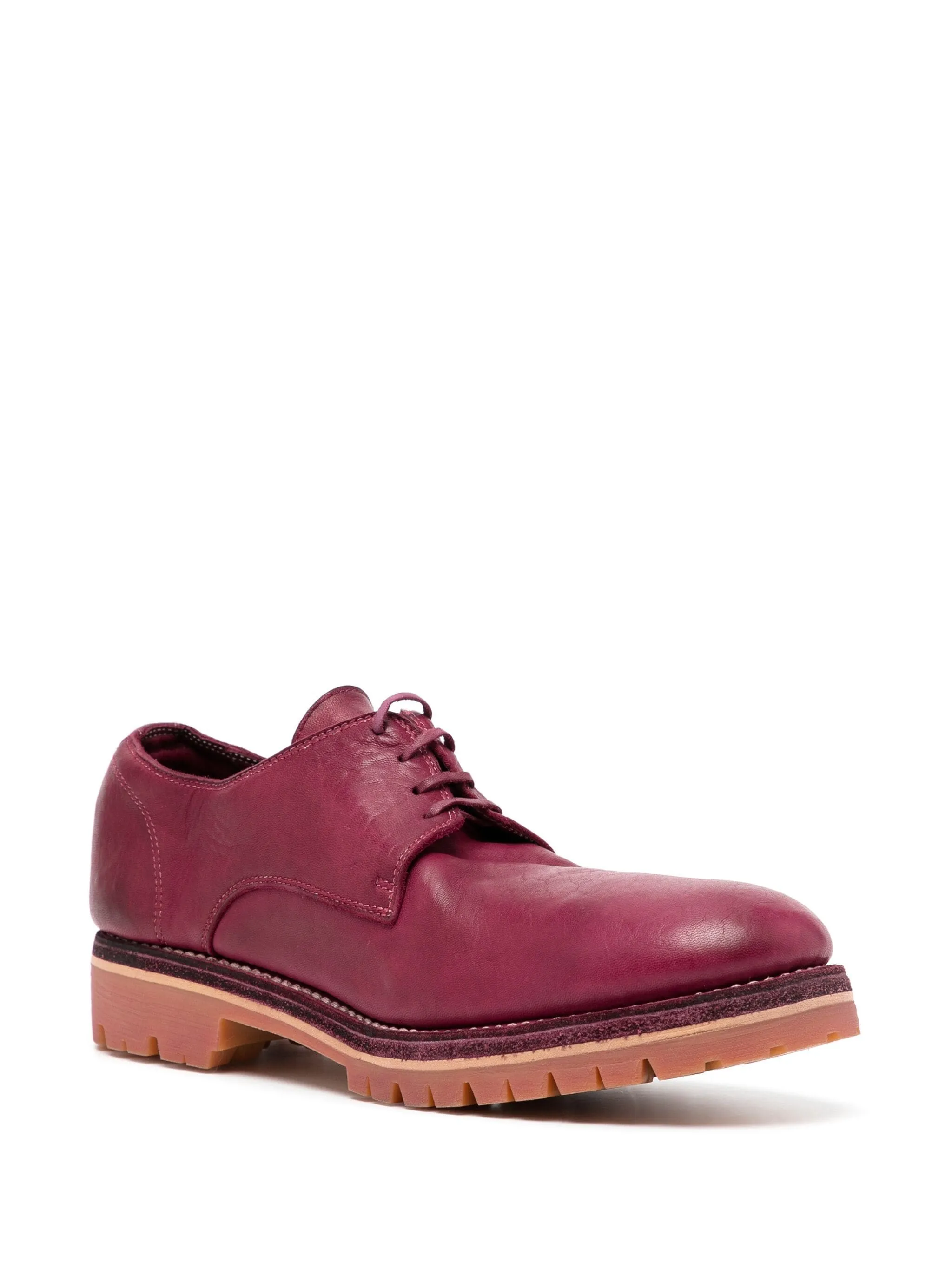 Chaussures Derby en Cuir de Cheval