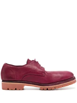 Chaussures Derby en Cuir de Cheval