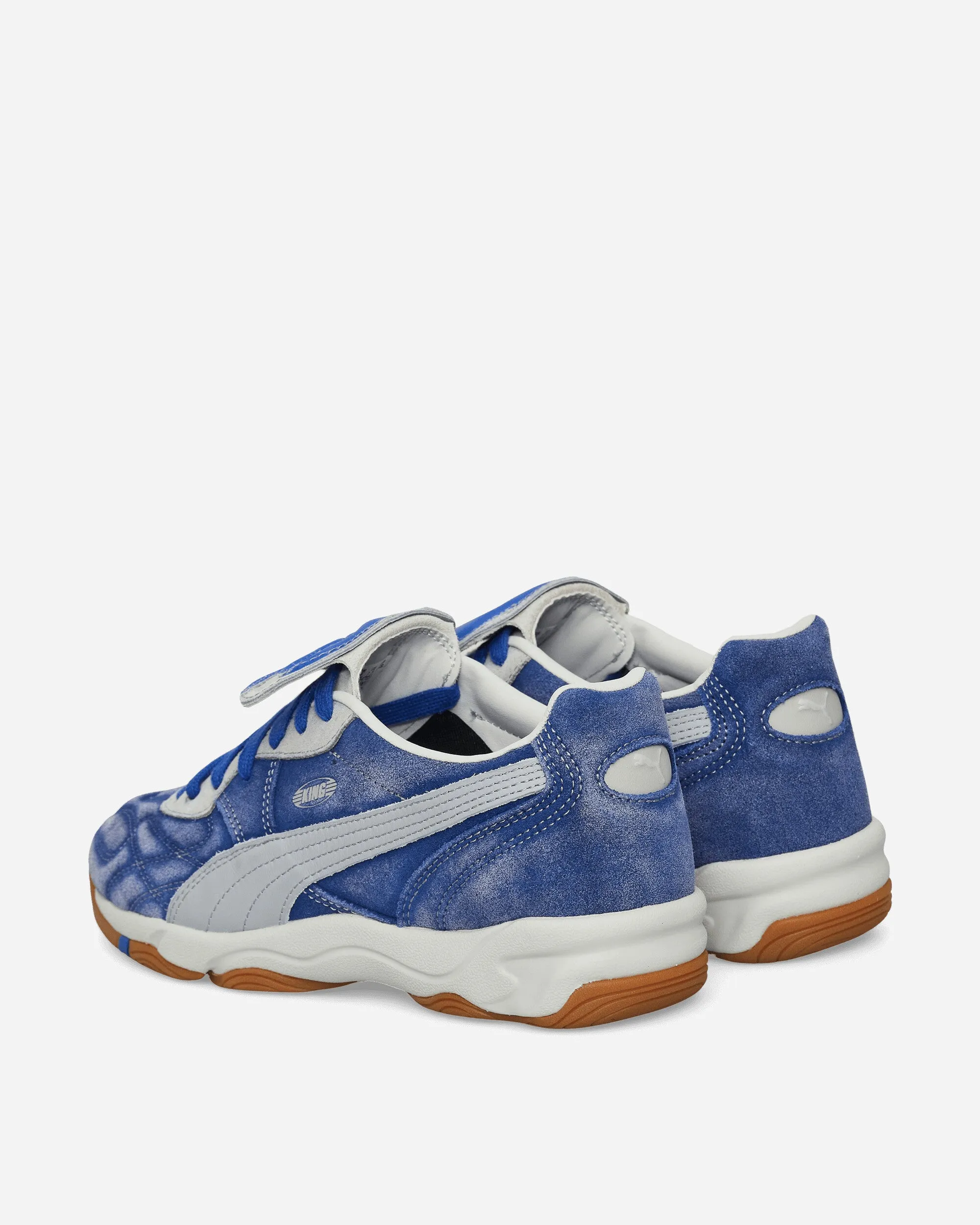 KidSuper King Chaussures de Sport Intérieur Bleu Cristal / Brume Grise