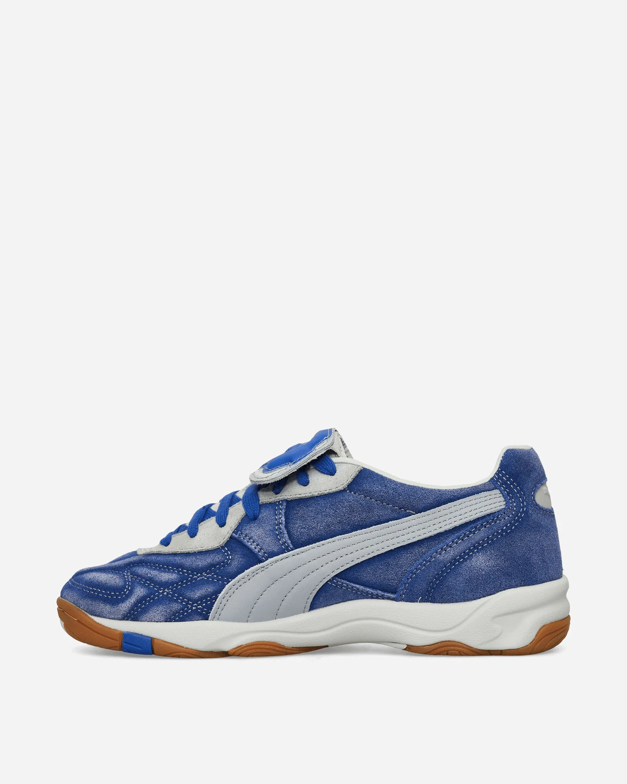 KidSuper King Chaussures de Sport Intérieur Bleu Cristal / Brume Grise