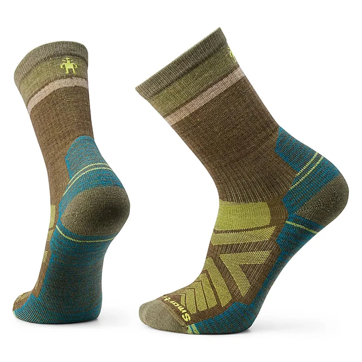 Chaussettes de randonnée légères avec rembourrage pour hommes - Équipage de sentier