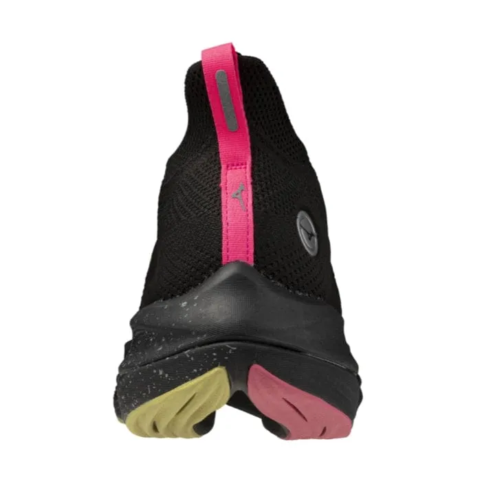 Chaussures de course Mizuno Neo Vista pour Homme - Noir Argenté/Rose Tétra AW24