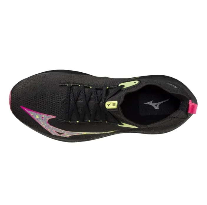 Chaussures de course Mizuno Neo Vista pour Homme - Noir Argenté/Rose Tétra AW24