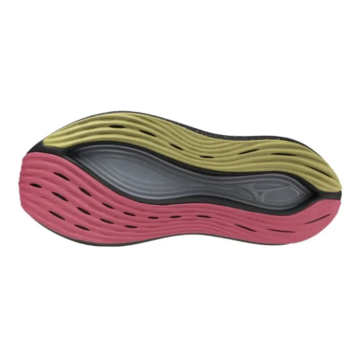 Chaussures de course Mizuno Neo Vista pour Homme - Noir Argenté/Rose Tétra AW24