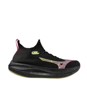 Chaussures de course Mizuno Neo Vista pour Homme - Noir Argenté/Rose Tétra AW24
