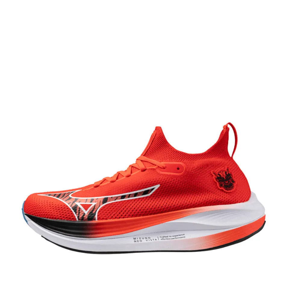 Mizuno Chaussures de Course Unisex Neo Vista en Oni Demon Mizuno Ignition Rouge/Noir/Bleu Baseball SS25