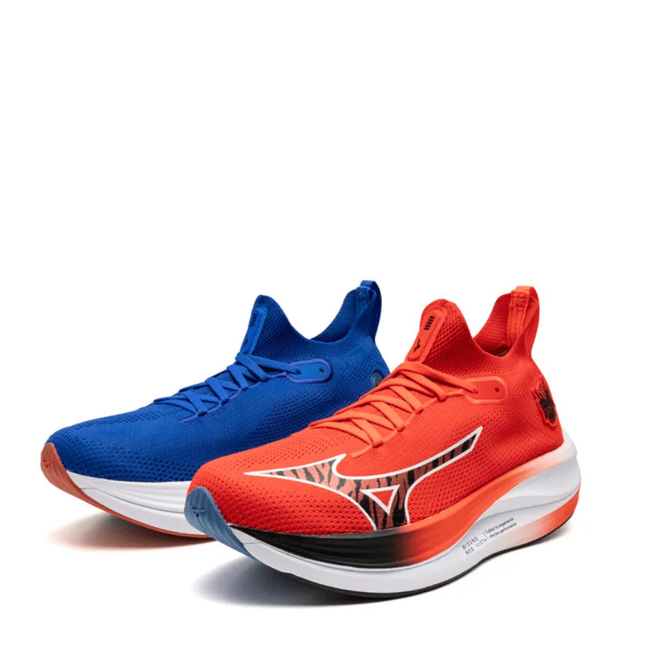 Mizuno Chaussures de Course Unisex Neo Vista en Oni Demon Mizuno Ignition Rouge/Noir/Bleu Baseball SS25