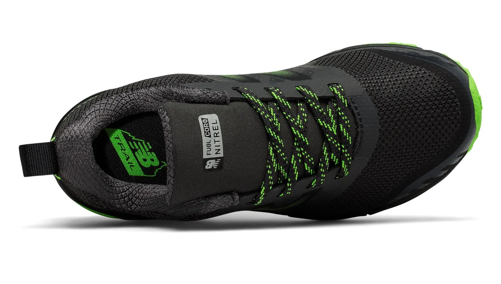 New Balance Noir/Vert Énergisant Chaussure de Randonnée Enfant FuelCore NITREL