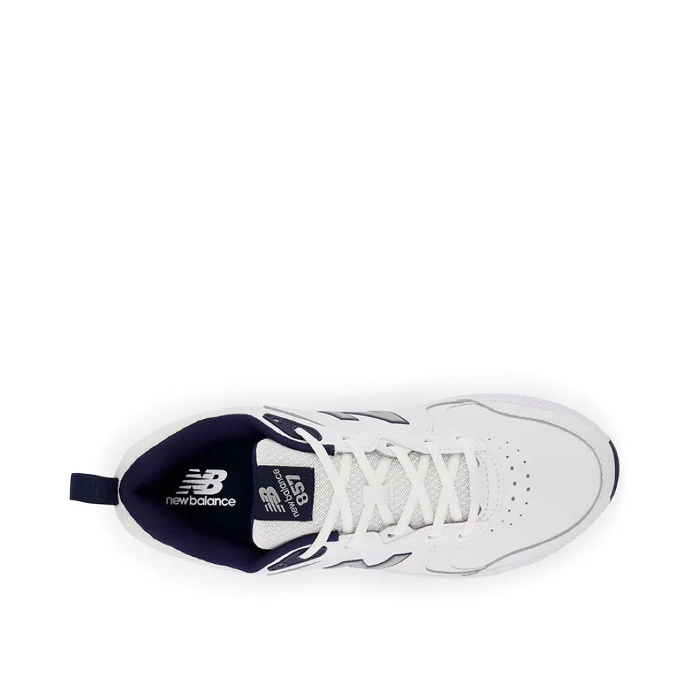 New Balance Chaussure de Sport Homme MX857V3 en Blanc/Bleu Marine