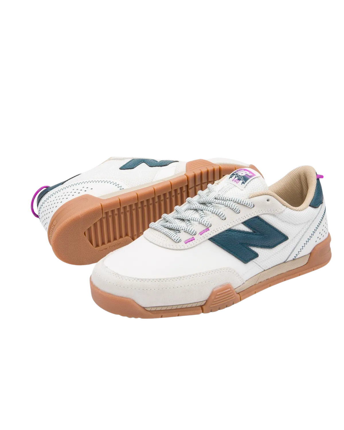 Chaussures de trail Numeric 440 V2 en sel de mer et sarcelle