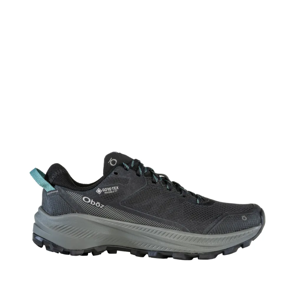 Oboz Katabatic LT Low GTX pour Femme, Randonnée Imperméable en Noir Mer