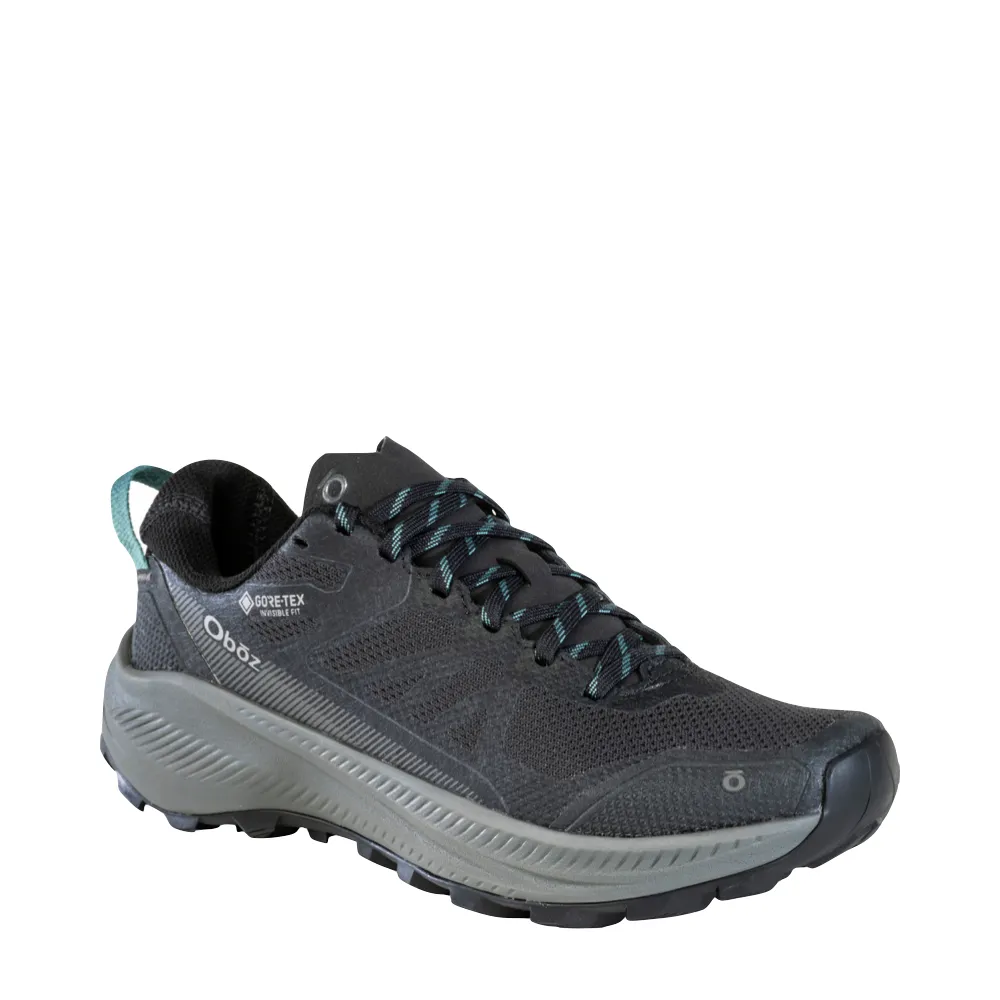 Oboz Katabatic LT Low GTX pour Femme, Randonnée Imperméable en Noir Mer