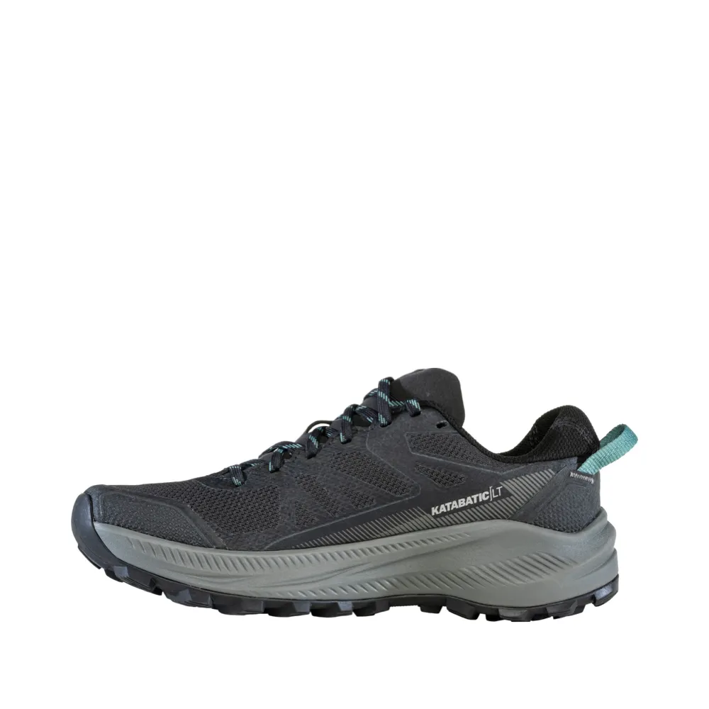 Oboz Katabatic LT Low GTX pour Femme, Randonnée Imperméable en Noir Mer