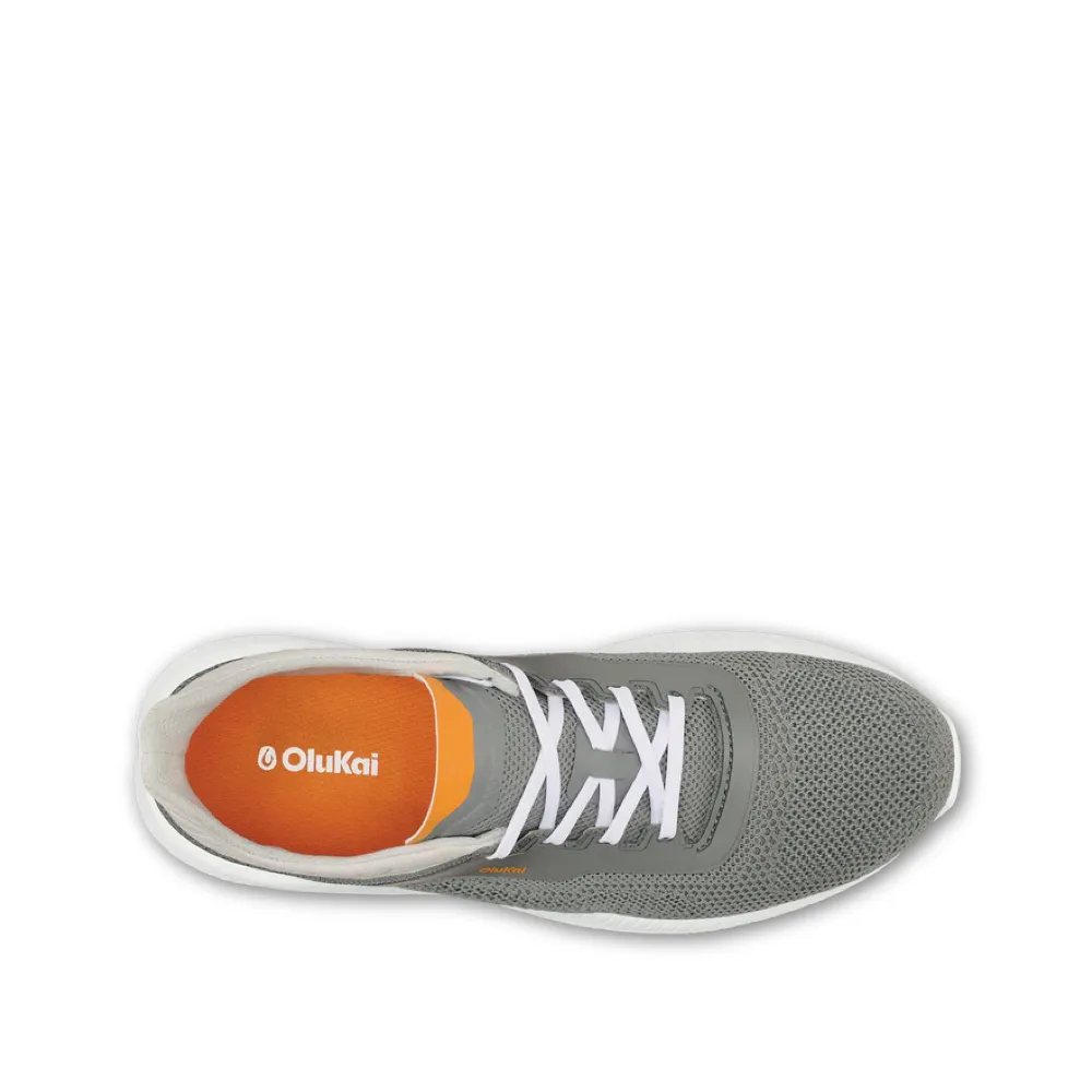 OluKai Chaussure de Sport Mesh Island Hopper pour Homme en Gris Tempête