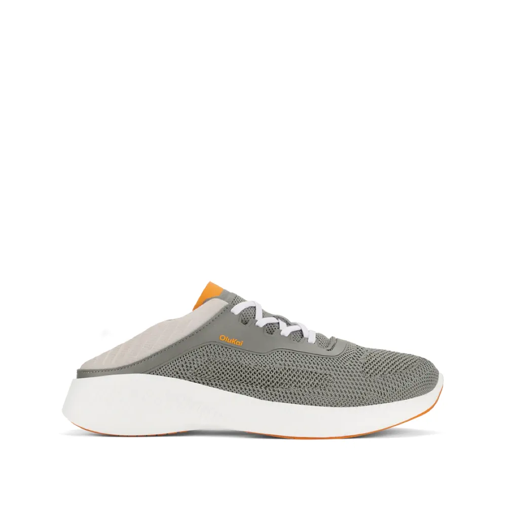 OluKai Chaussure de Sport Mesh Island Hopper pour Homme en Gris Tempête