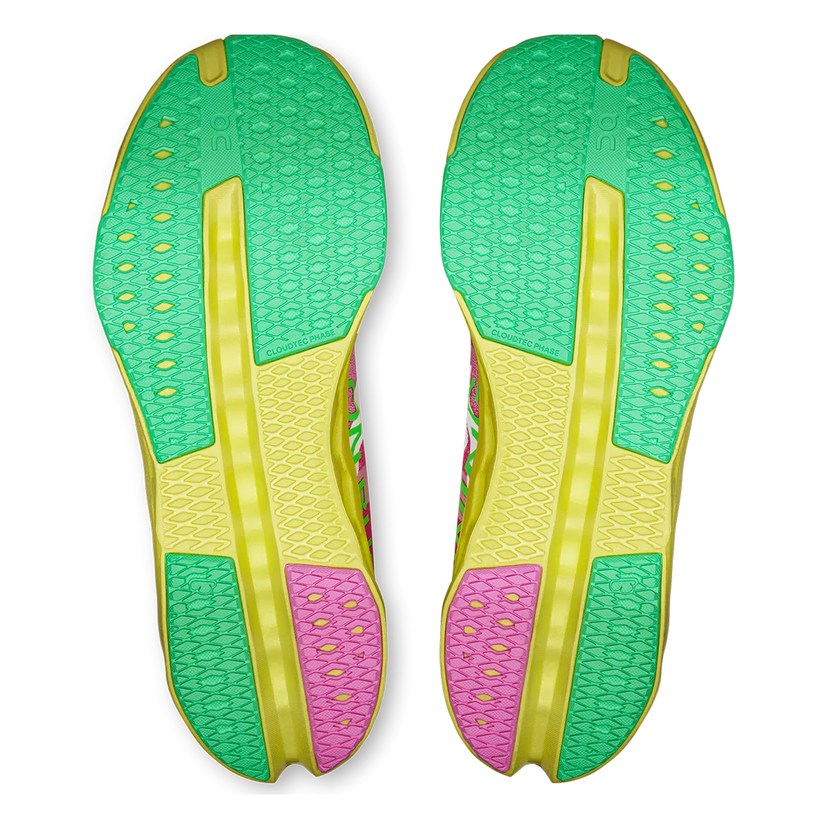 ON Cloudsurfer Next - Rose - Vert citron