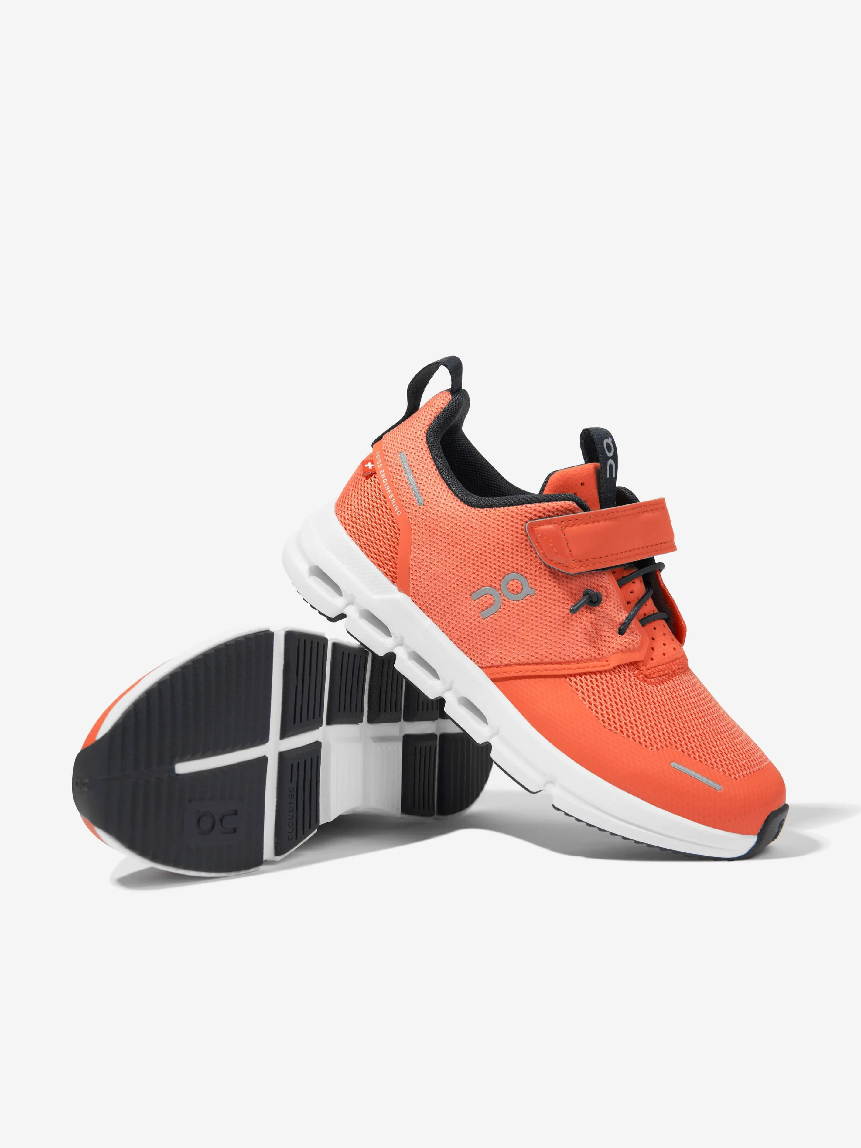 Chaussures de sport On Running Kids Cloud Play en orange