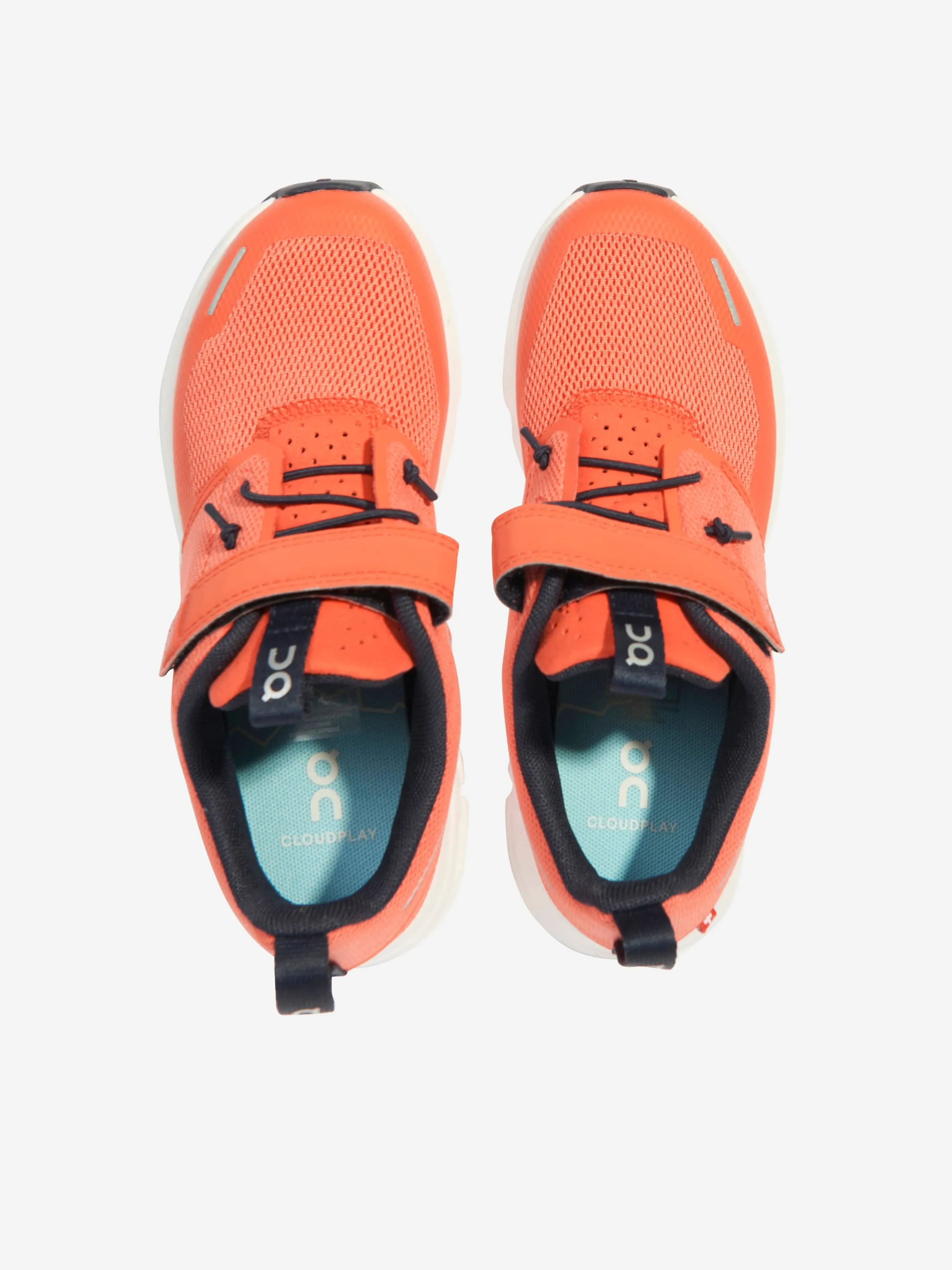 Chaussures de sport On Running Kids Cloud Play en orange