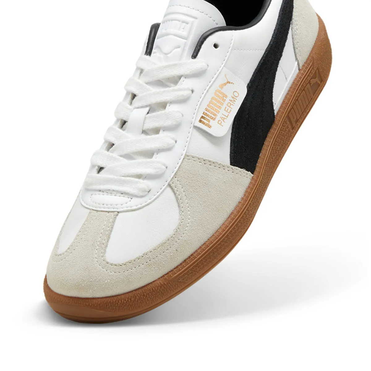 Palermo Cuir 'Blanc Vapeur Gris Gomme'