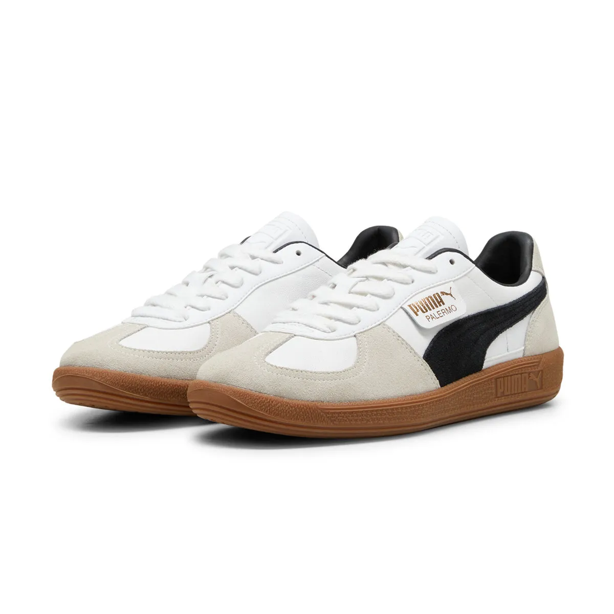 Palermo Cuir 'Blanc Vapeur Gris Gomme'