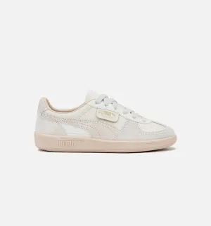Chaussure de style de vie pour femme en cuir Palermo - Blanc/Gris vapeur/Gomme