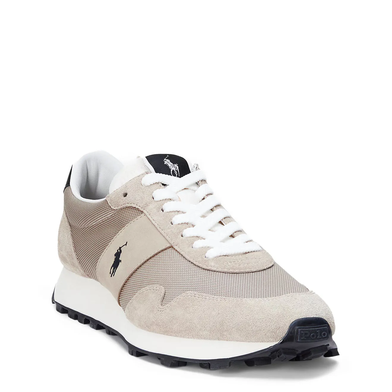 Polo Sport PRL Trail 125 Chaussure de Sport à Panneaux en Suède Milkshake / Noir