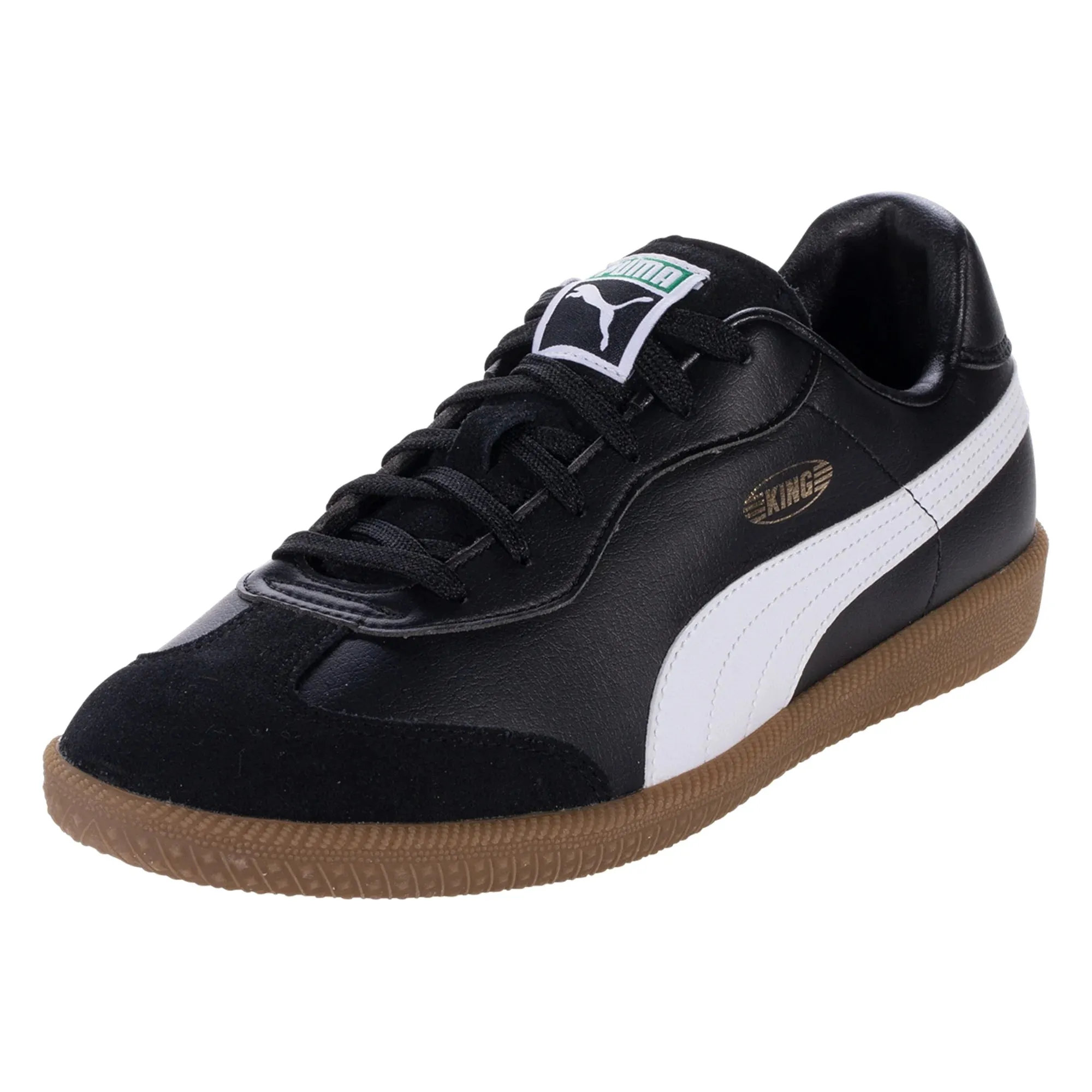 Chaussures de football en salle Puma King 21 IT - Noir/Blanc