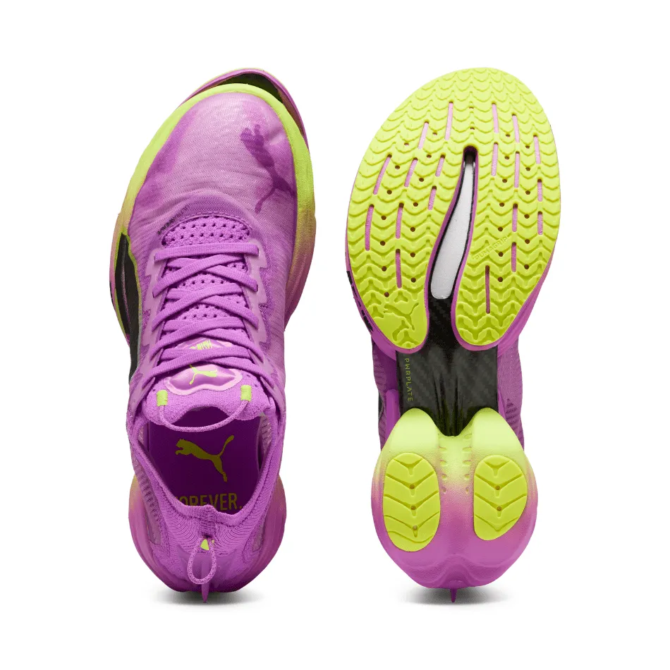 Chaussures de course Puma Women's Fast-R NITRO Elite 2 en Pure Magenta/Alerte Jaune SS25