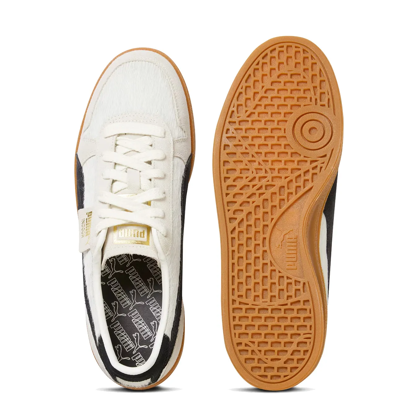 Puma Chaussures d'entraînement intérieur pour femmes Blanc chaud / Noir Puma