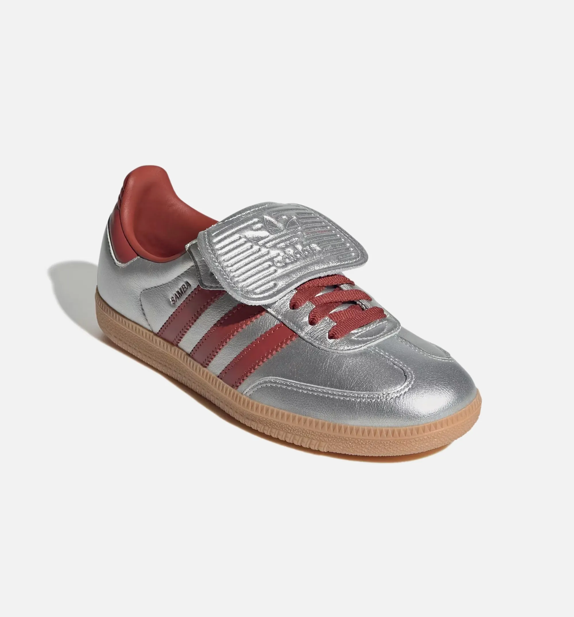 Chaussure de style de vie pour homme Samba LT - Argent métallisé/Rubis prélové/Gomme